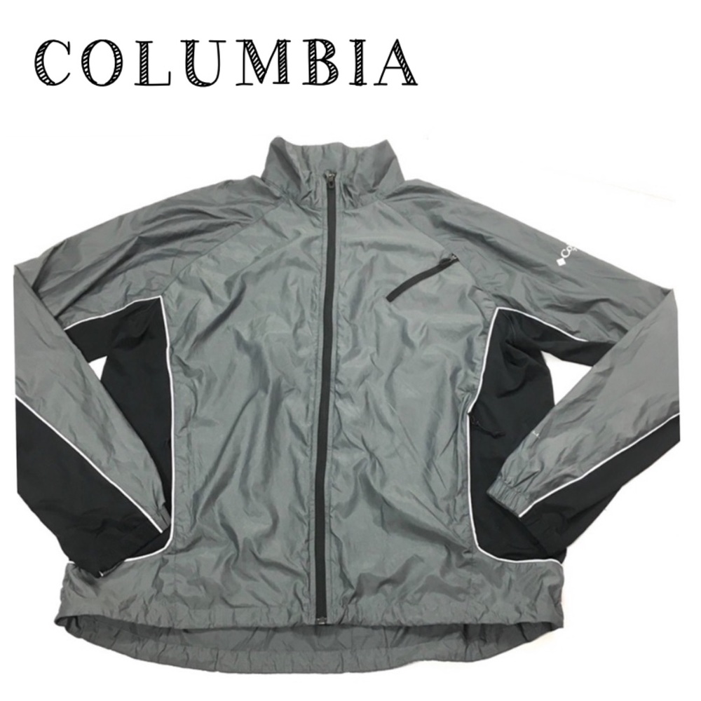 Columbia Lightweight Jacket Windbreaker Gray